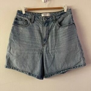 Abercrombie & Fitch Light Blue Denim Jean Shorts